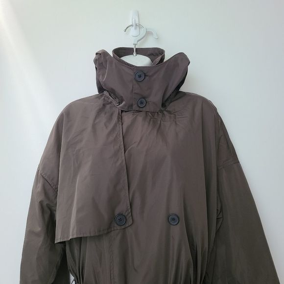 NWOT Tiger of Sweden Oversized Taffeta Trench Coat Sz XL - Picture 4 of 12